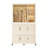 Portable Wardrobe with Multiple Compartments and Hanging Rod for Efficient Storage