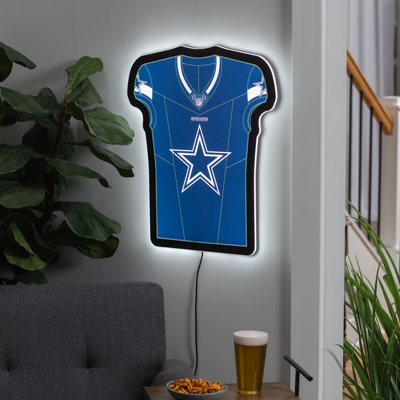Dallas Cowboys 23" LED Jersey Shaped Lighted Wall Sign