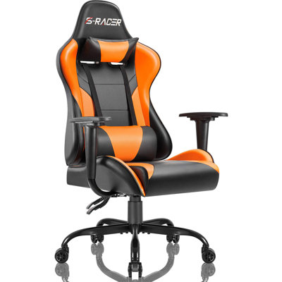 Homall High-Back Adjustable Reclining Ergonomic Faux Leather PC & Racing Game Chair