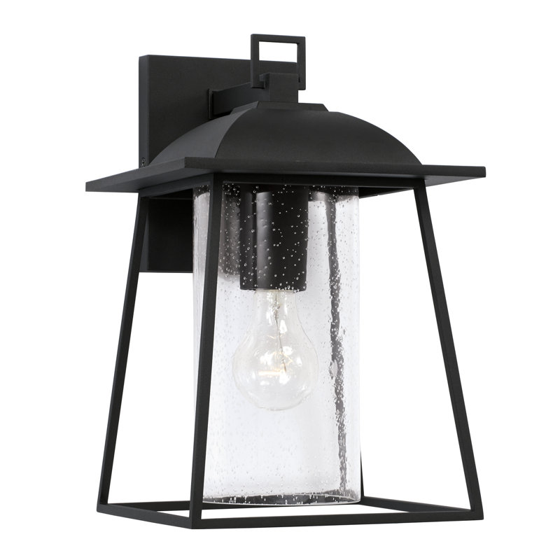 Lanterne murale d'extérieur 16,25 po H, Bronze huilé, H 13,25 po x l 8,5 po x P 9,25 po