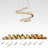 Jonikka Dimmable LED Modern Linear Chandelier