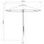 270cm Beach Parasol