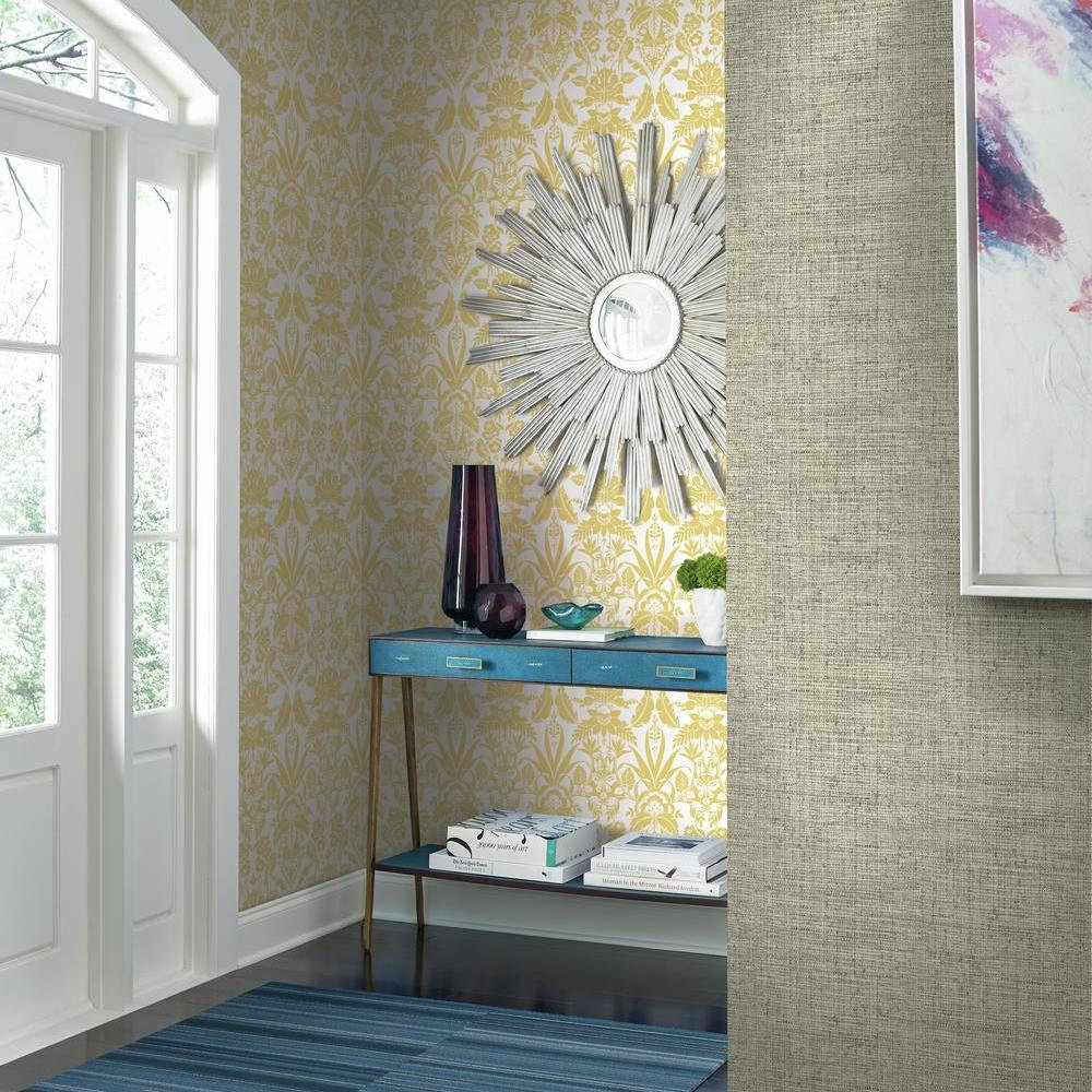 Benni Modern Abstract Wallpaper, Greige