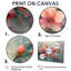 Fleur de cerisier rose rétro - impression d'art mural cerisier en fleurs-636417683-636417711