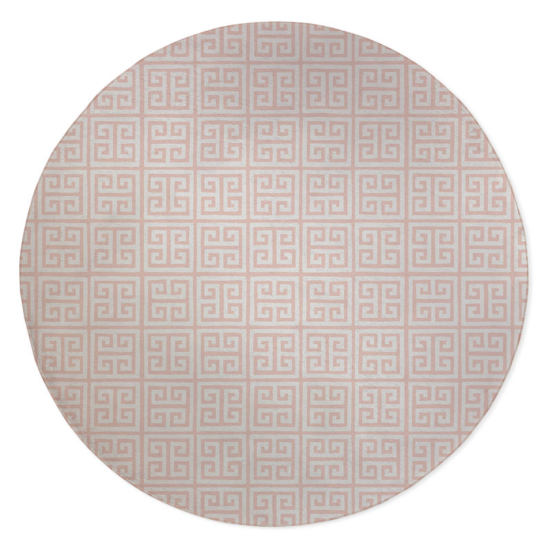 Cuddle Key Non-Slip Outdoor Rug, Round 5'