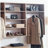 Devi Oak Wall Mounted Wood Closet System