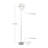 Halo Split 72 in. Industrial 2-Light 3-Way Dimming LED Floor Lamp-290818014