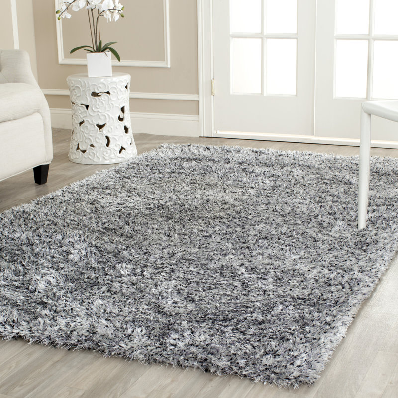 Heidi Solid Colour Hand Woven Area Rug, Rectangle 76 x 122 cm