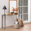 Daniya 110cm Glass Top Console Table-162698411