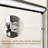 60" W X 57" H Aluminum Frame Double Sliding Shower Door In , 1/4" Clear Tempered Glass, Soft-Close Mechanism, Reversible And Ideal For Small Bathrooms, Glass With Minimal Shattering Door,  6Mm