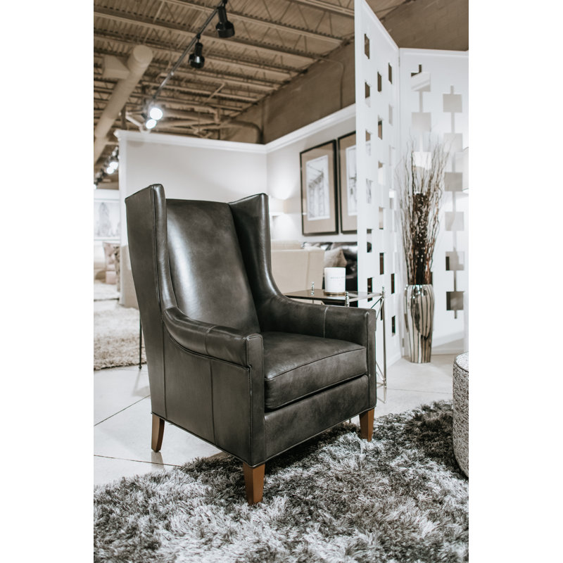 Wingback Chair, 61391-88, Espresso