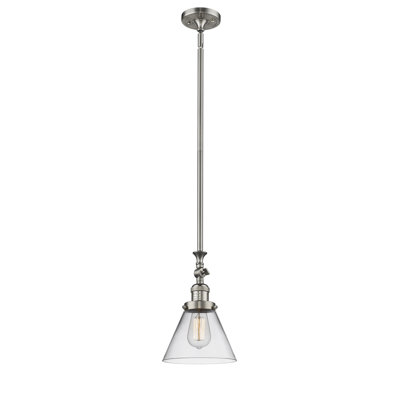 Luminaire suspendu conique à 1 lumière Harbert