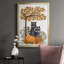 Ratons laveurs sur citrouilles sous un arbre, impression sur papier-536372633-536372634
