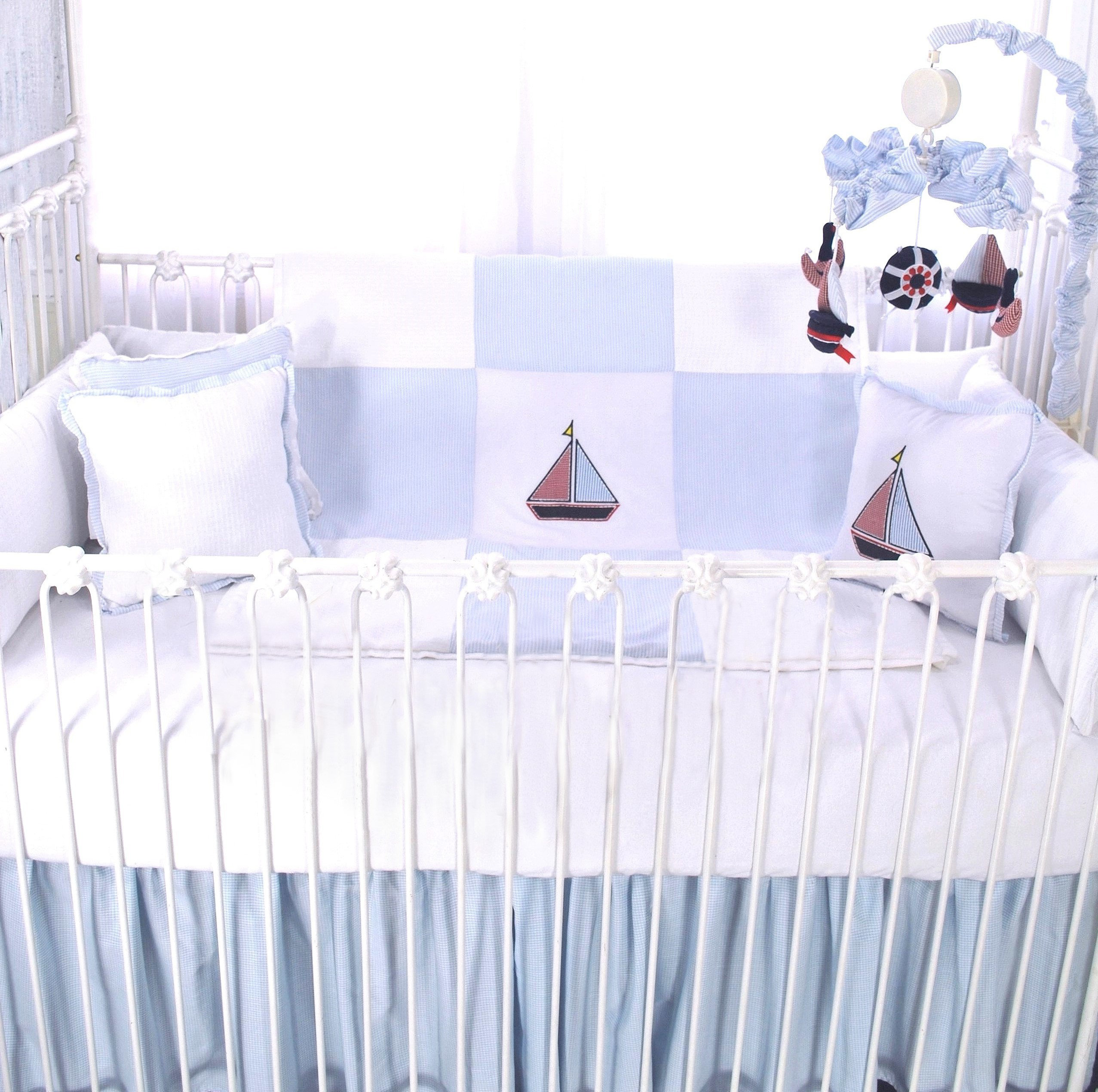 Brandee Danielle Sail Away 4 Piece Crib Bedding Set - Wayfair Canada