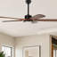 Ventilateur de plafond de 60 pouces avec pales en bois massif clair Télécommande de moteur à courant continu silencieux et commande murale-1755031866