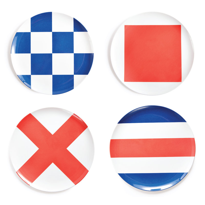 MARITIME SIDE PLATES SET OF 4