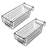 Stackable Metal Storage Baskets (Set of 2)-666800545-666800546