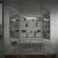 Armoire à miroir en plastique 30 "à DEL H Smart Lighting-130201682