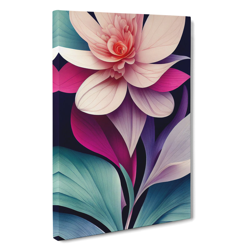 XV1022-4275X Sublime Flower Art - Print, Wrapped Canvas, No Matte, 76cm H x 50cm W