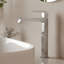 Robinet de salle de bain vasque à un trou avec ensemble de drain, robinet de lavabo de salle de bain à poignée simple-128788381