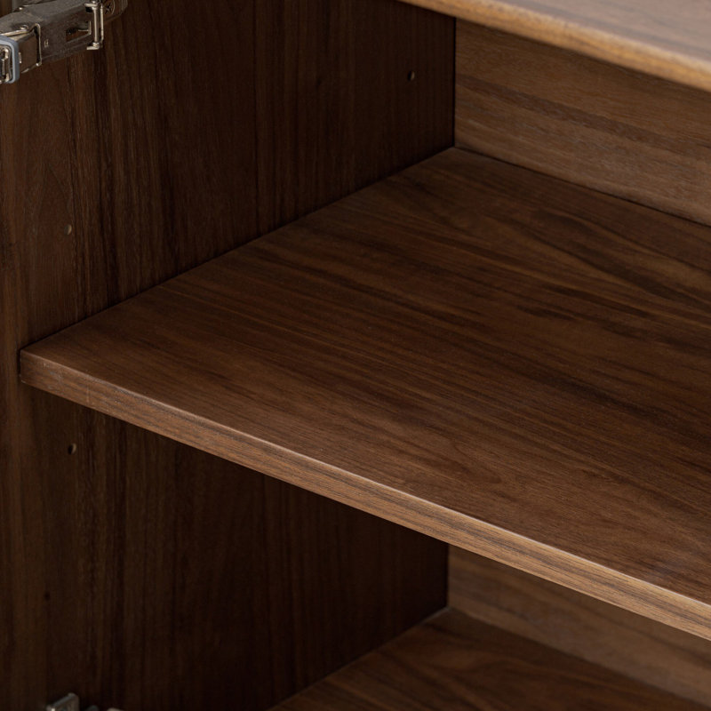 Theo Sideboard-Dark Brown Walnut Veneer