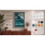 Stained Glass Coastal - Wrapped Canvas-726411604-726411607