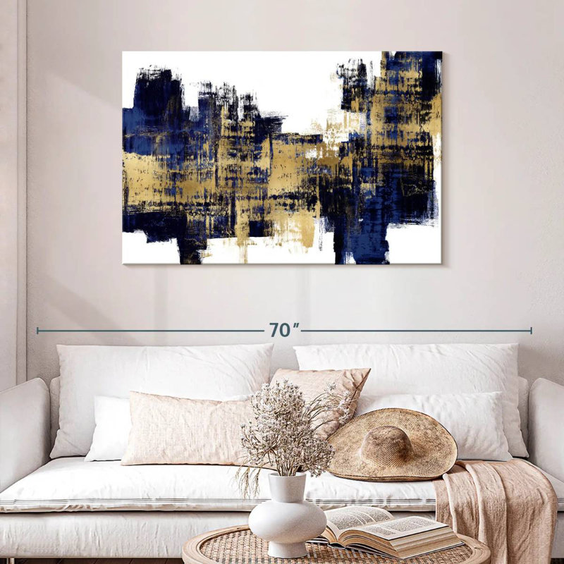 Avery Vibrant Gold On Blue