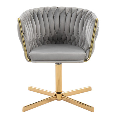 Velvet Swivel Accent Chair