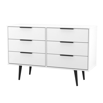 Turah 6 Drawer Wide Chest in Matt (Ready Assembled)