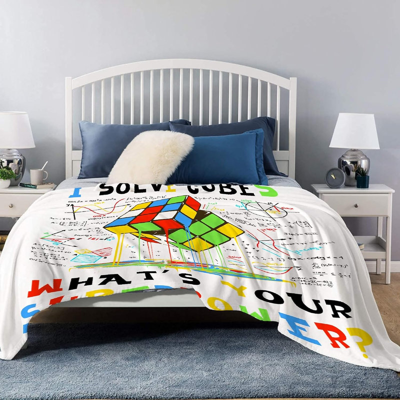 Coussin décoratif à courtepointe amusant et amusant 30 "x40", L 30 po x l 40 po
