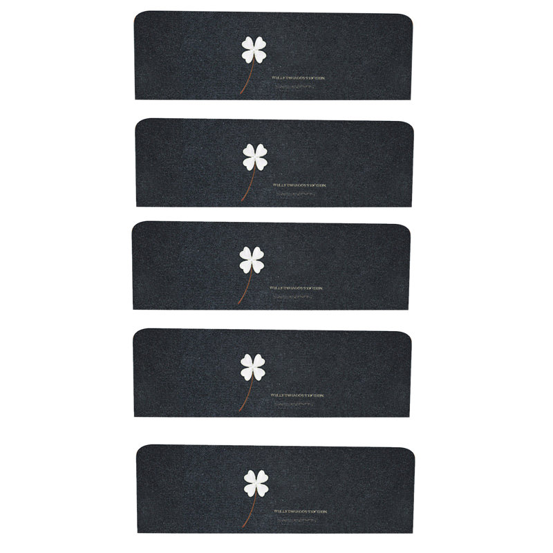 Tapis d'escalier lumineux Bastrie, Gris foncé