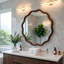 Miroir décoratif rond en bois massif Wavy-905634664-905634678