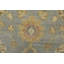 Tapis bleu nouvel âge en laine 6 pi 2 po x 6 pi 1 po Morihiro