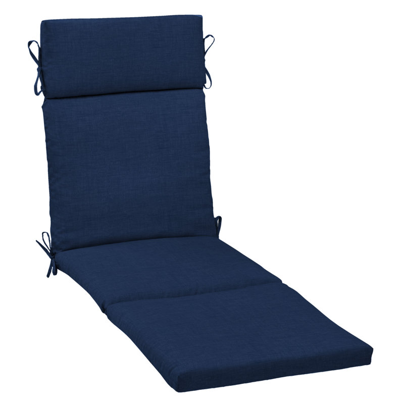 ARDEN Outdoor Chaise Lounge Cushion, Sapphire, 2.5" H x 21" W x 42.5" D