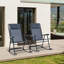 Chaise berçante d'extérieur en métal Dorantes-30742632
