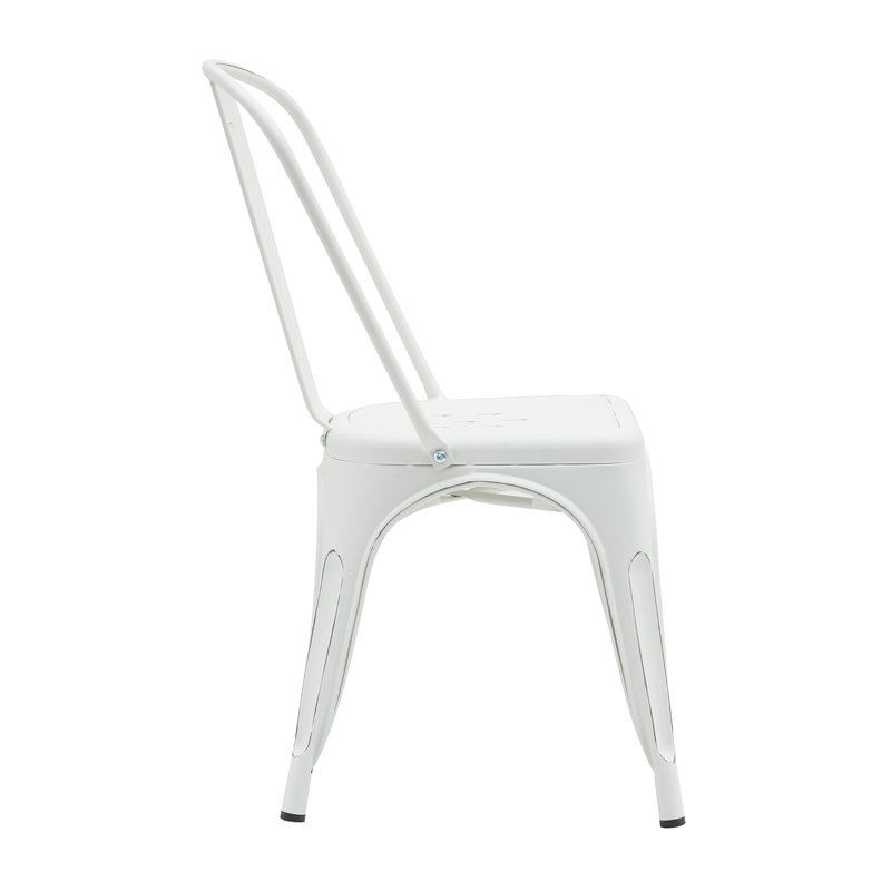 Chaise d'appoint Melien, Blanc
