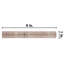 Carreau de céramique rond L 7,88 po x l 1 po Cigarro-97866718
