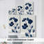 Toile tendue avec châssis Indigo Bloom I-Premium - prêt à être accroché-1860101562