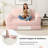 Boneless Cloud Compression Convertible Floor Sofa Bed, High-Density Sponge & Corduroy Fabric Futon Loveseat-1288334708-1290771574