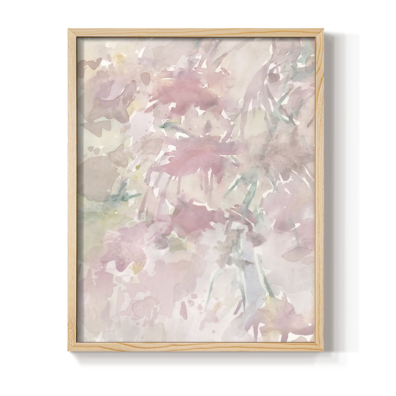 «Shadow From the Hanging Basket II», reproduction encadrée - bois massif, Naturel, H 15 po x l 12 po