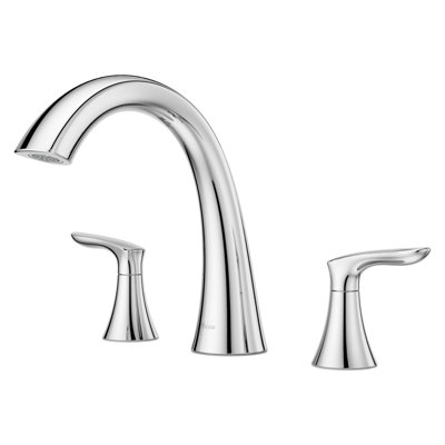 Garniture de robinet de baignoire romaine à deux poignées Weller