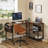 Akeya 49.2'' W L Shaped Desk with Power Outlets