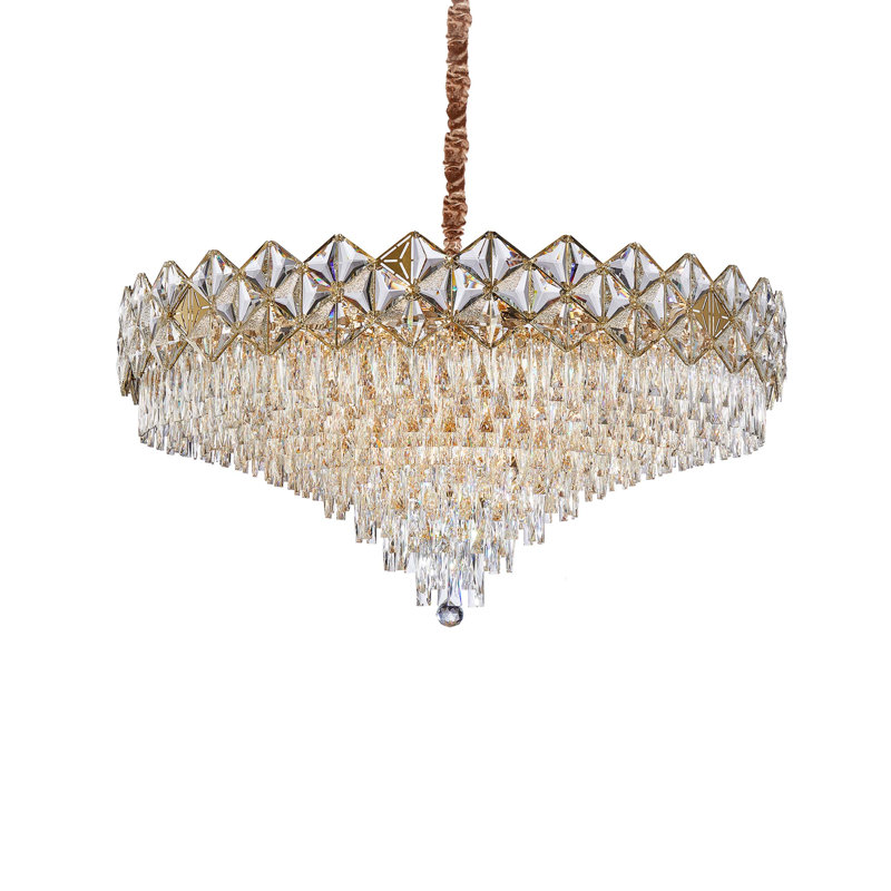 Regalia 28-Light Crystal Chandelier - Gold