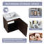 Meuble-lavabo mural simple 18 po avec comptoir en céramique-1873238216
