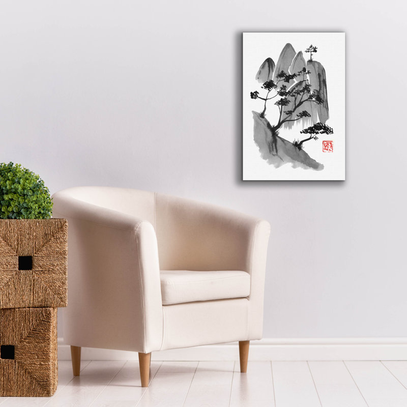 «Cliff» par Pechane, art mural sur toile, H 26 po x l 18 po x P 0,75 po