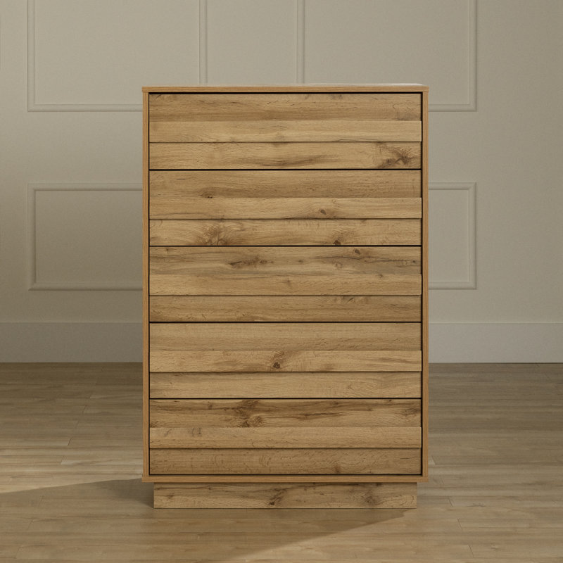 Serrano  5-Drawer Chest, Brown