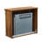 Lifesky Electric Fireplace Heater: Traditional Wood Finish Freestanding Fireplace With Realistic Flame Effect - Remote Control & Wheels For Home Office & Bedroom Heating Decor