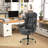 Executive Office Chair with 6-point Massage, Footrest-238746062