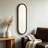 Iron Art Oval Retro Mirror, Antique Effect,Wall Hanging-584394213-584394215