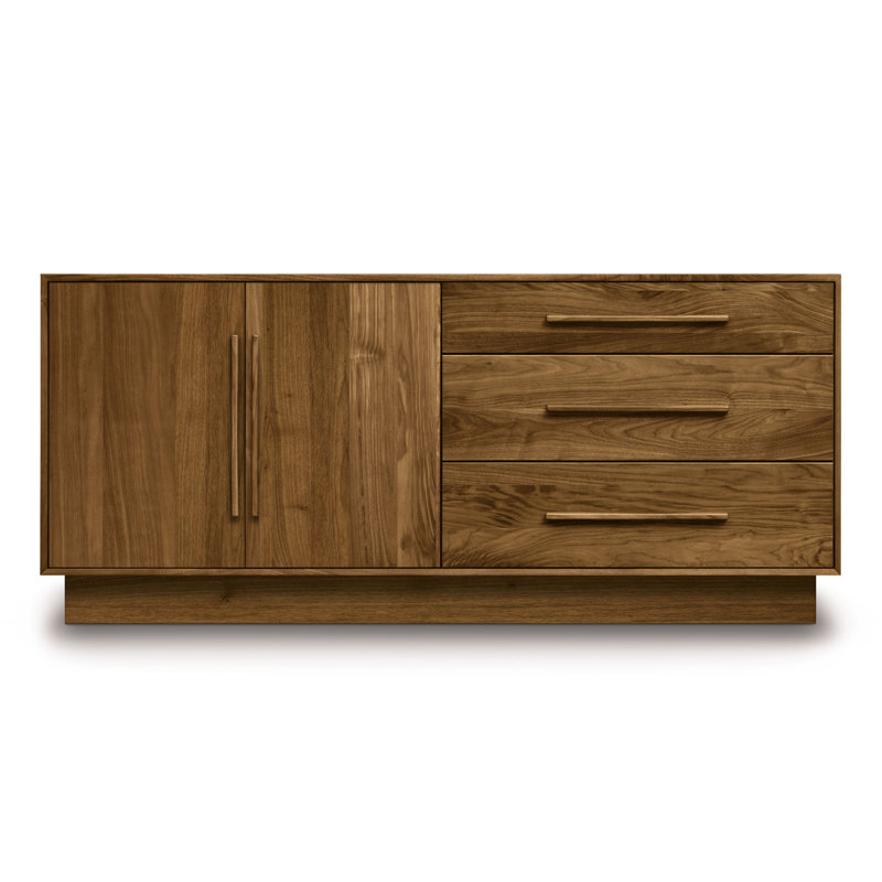 Moduluxe 3 - Drawer Dresser, Saddle Cherry, Conventional
